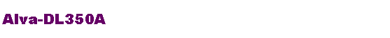 ��r���: Alva-DL350A