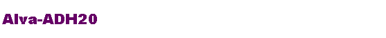��r���: Alva-ADH20